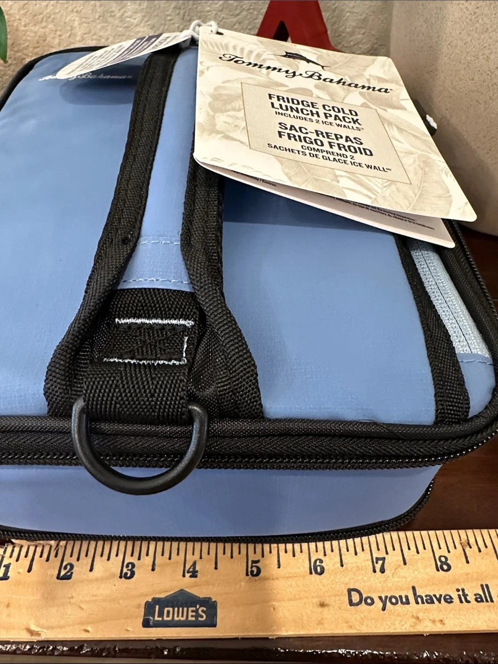 Tommy Bahama Light Blue Insulated Toiletry / Lunch Pack